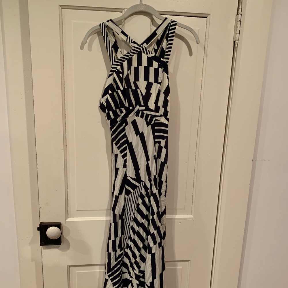 Urban Outfitters blue and white maxi dress.